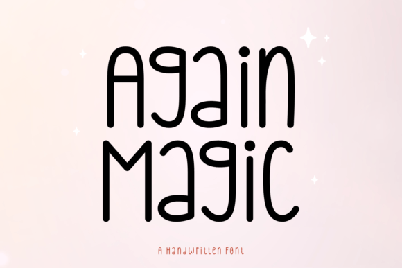 Again Magic: A Whimsical Font for Enchanting Projects