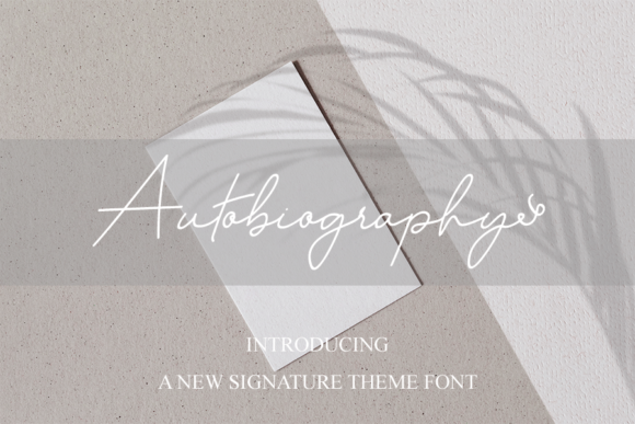 Autobiography: The Artistic Script for Memorable Projects