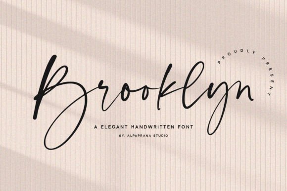 Brooklyn: A Modern Script Font for Urban Charm
