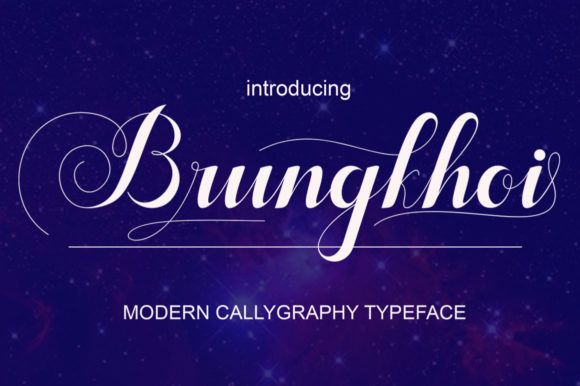 Brungkhoi: A Modern Script for Refined Branding