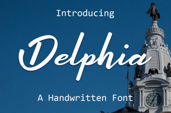 Delphia: An Elegant Script Font for Modern Projects