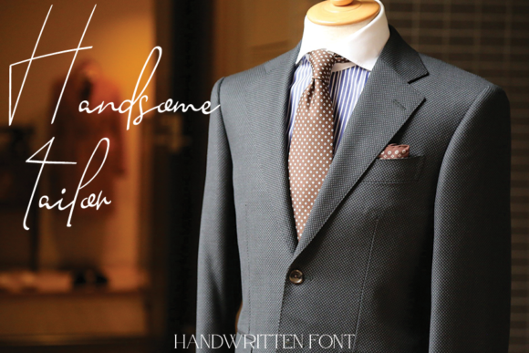 Handsome Tailor: A Sweet Script for Elegant Designs