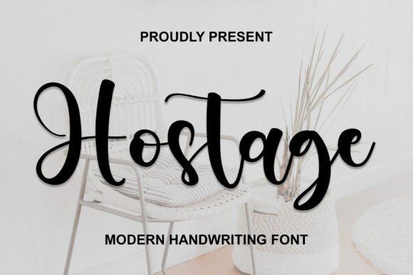 Hostage: A Script Font with Stylish Dainty Flair
