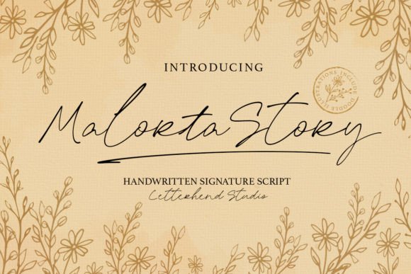 Malorta Story: A Modern Script for Elegant Branding