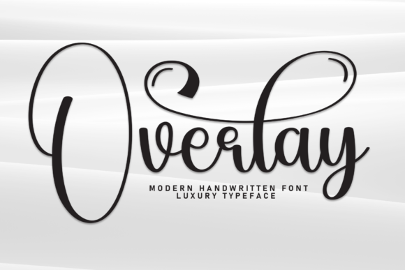 Overlay: A Handwritten Font for Modern Explorers