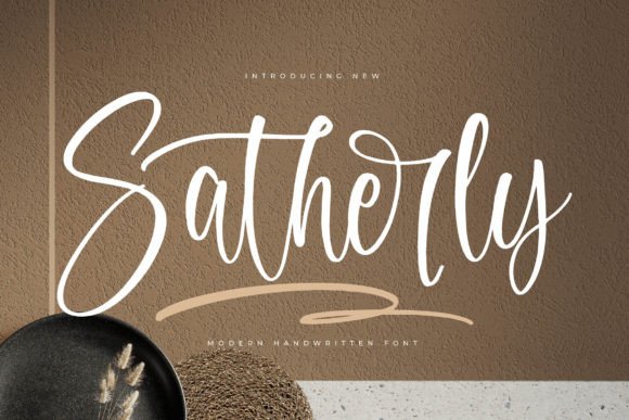 Satherly: The Modern Handwritten Font for Elevated Branding