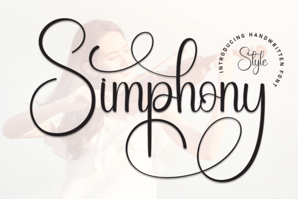 Simphony: A Script Font for Timeless, Elegant Designs
