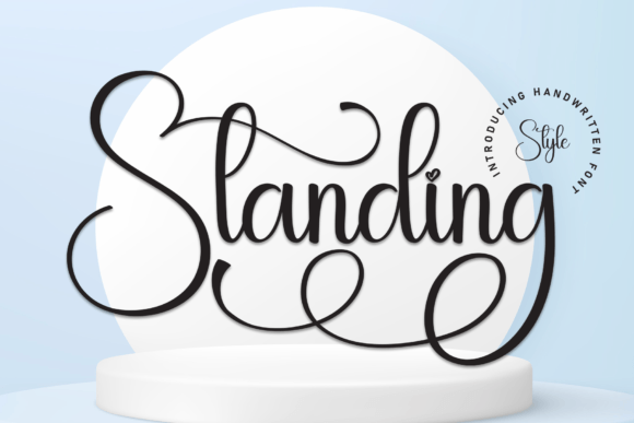 Standing: A Handwritten Font for Creative Explorers