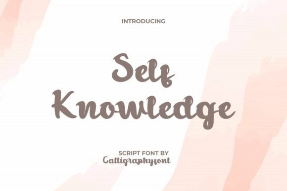 The Power of Self Knowledge in Modern Typography
