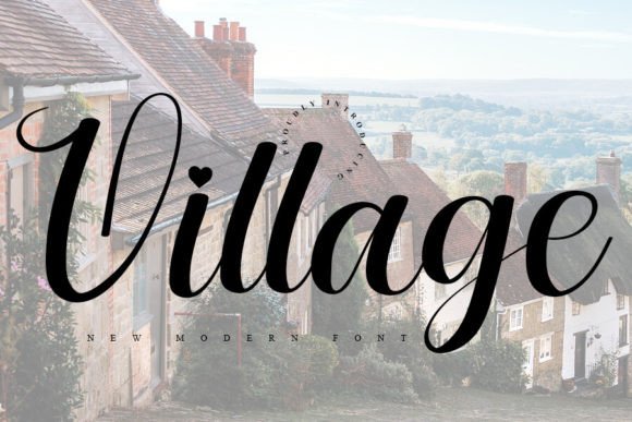 The Timeless Elegance of the Village Script Font