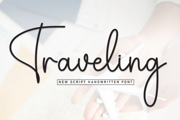 Traveling: A Handwritten Script Font for Modern Designers