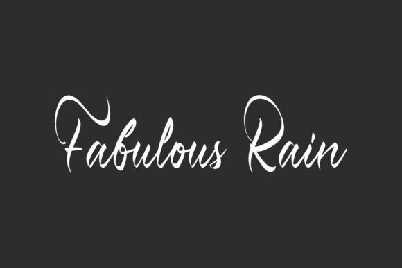 Why Fabulous Rain is the Script Font Your Brand Needs