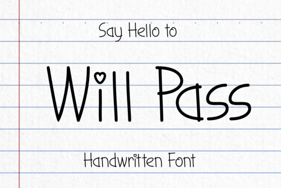 Will Pass: A Handwritten Font That Feels Like a Secret Note